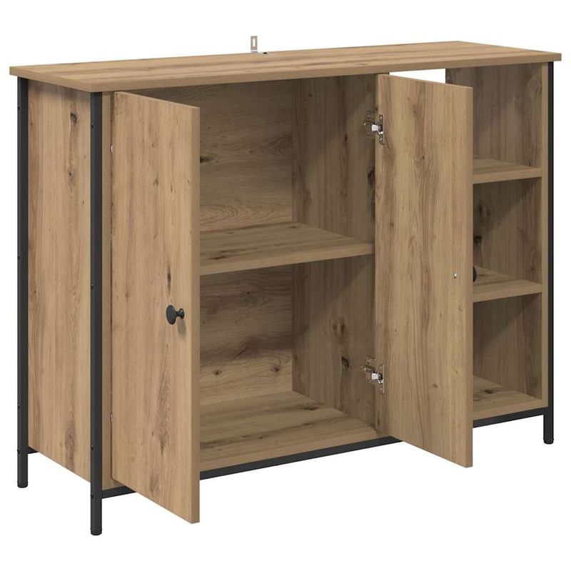 Casa si Gradina - Mobilier - Comode si corpuri - Comode - Bufet Stejar Artizanal 100 x 33 x 75 cm Lemn compozit - Infinity.ro