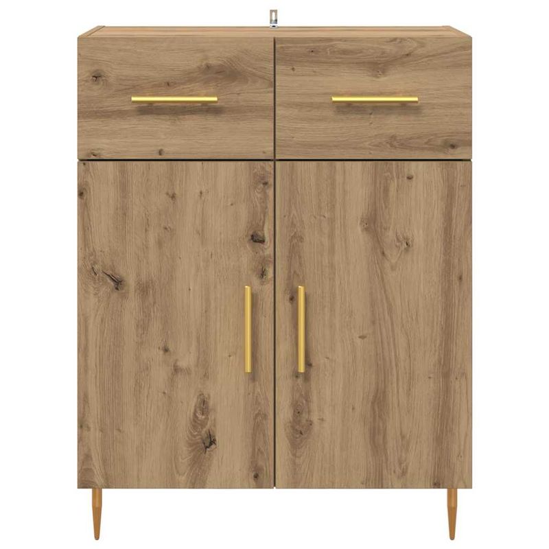 Casa si Gradina - Mobilier - Comode si corpuri - Comode - Bufet Stejar Artizanal 69,5 x 34 x 90 cm Lemn compozit - Infinity.ro