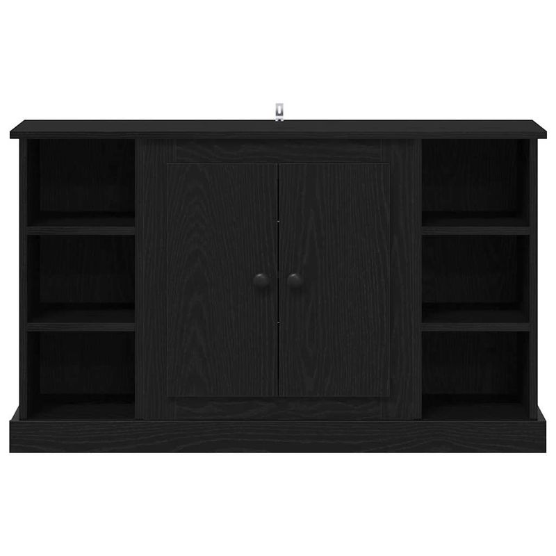 Casa si Gradina - Mobilier - Comode si corpuri - Comode - Bufet Stejar Negru 100 x 35,5 x 60 cm Lemn compozit - Infinity.ro