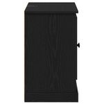 Casa si Gradina - Mobilier - Comode si corpuri - Comode - Bufet Stejar Negru 100 x 35,5 x 60 cm Lemn compozit - Infinity.ro