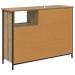 Casa si Gradina - Mobilier - Comode si corpuri - Comode - Bufet Stejar Artizanal 100 x 33 x 75 cm Lemn compozit - Infinity.ro