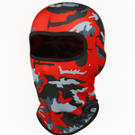 Auto si Moto - Moto - Accesorii moto si consumabile - Cagula Camuflaj FIXATO, Unisex, Protectie UV, Material elastic, respirabil, Marime universala, Fire Red - Infinity.ro