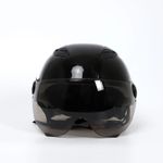 Auto si Moto - Moto - Echipamente protectie moto - Casti moto - Casca protectie bicicleta/trotineta electrica, Unisex, cu viziera detasabila, usoara, marime universala 55-62 cm, Neagra - Infinity.ro