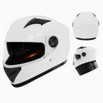 Auto si Moto - Moto - Echipamente protectie moto - Casti moto - Casca Moto/Scuter FIXATO Ultra,Viziera Dubla, Ventilatie buna si permeabilitate la aer, Esarfa de iarna detasabila, Alba - Infinity.ro