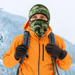 Auto si Moto - Moto - Accesorii moto si consumabile - Cagula Camuflaj FIXATO, Unisex, Protectie UV, Material elastic, respirabil, Marime universala, Jungle Blaze - Infinity.ro