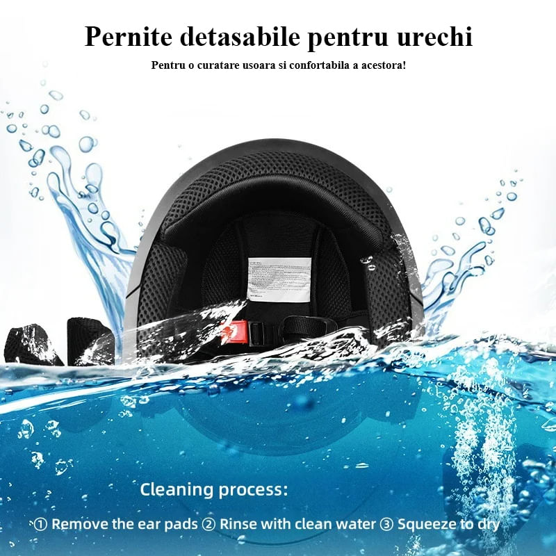 Auto si Moto - Moto - Echipamente protectie moto - Casti moto - Casca Moto/Scuter FIXATO Italia, Viziera Dubla, Protectie UV, marime universala 56-62cm, Roz - Infinity.ro