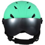 Auto si Moto - Moto - Echipamente protectie moto - Casti moto - Casca Ski/Snowboard, Cu Viziera dubla anti-ceata si anti-UV, FIXATO, Dimensiune reglabila, Circumferinta 58-62, Verde - Infinity.ro