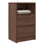 Casa si Gradina - Mobilier - Comode si corpuri - Noptiere - Noptiere cu sertar 2 pcs Stejar inchis 40 x 30 x 467 cm - Infinity.ro