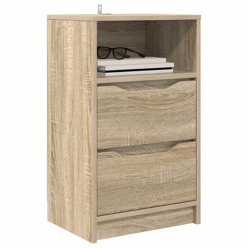 Casa si Gradina - Mobilier - Comode si corpuri - Noptiere - Noptiere cu sertar 2 pcs Stejar Sonoma 40 x 30 x 467 cm - Infinity.ro