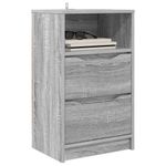Casa si Gradina - Mobilier - Comode si corpuri - Noptiere - Noptiere cu sertar 2 pcs Gri Sonoma 40 x 30 x 467 cm - Infinity.ro