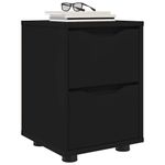 Casa si Gradina - Mobilier - Comode si corpuri - Noptiere - Noptiere 2 pcs Negru 30,5 x 30 x 43 cm Lemn compozit - Infinity.ro