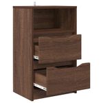 Casa si Gradina - Mobilier - Comode si corpuri - Noptiere - Noptiere cu sertar 2 pcs Stejar inchis 40 x 30 x 467 cm - Infinity.ro