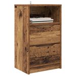 Casa si Gradina - Mobilier - Comode si corpuri - Noptiere - Noptiere cu sertar 2 pcs Lemn Vechi 40 x 30 x 467 cm - Infinity.ro
