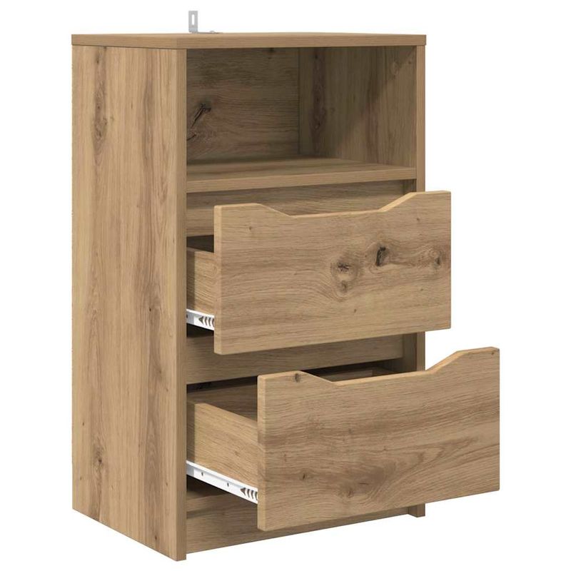 Casa si Gradina - Mobilier - Comode si corpuri - Noptiere - Noptiere 2 pcs Stejar Artizanal 40 x 30 x 467 cm - Infinity.ro