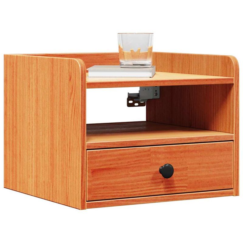Casa si Gradina - Mobilier - Comode si corpuri - Noptiere - Noptiere cu sertar Pe perete 2 pcs Maro ceruit 38 x 36 x 29.5 cm - Infinity.ro