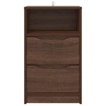 Casa si Gradina - Mobilier - Comode si corpuri - Noptiere - Noptiere cu sertar 2 pcs Stejar inchis 40 x 30 x 467 cm - Infinity.ro