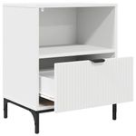 Casa si Gradina - Mobilier - Comode si corpuri - Noptiere - Noptiere 2 pcs Alb 49 x 36 x 61 cm Lemn compozit - Infinity.ro