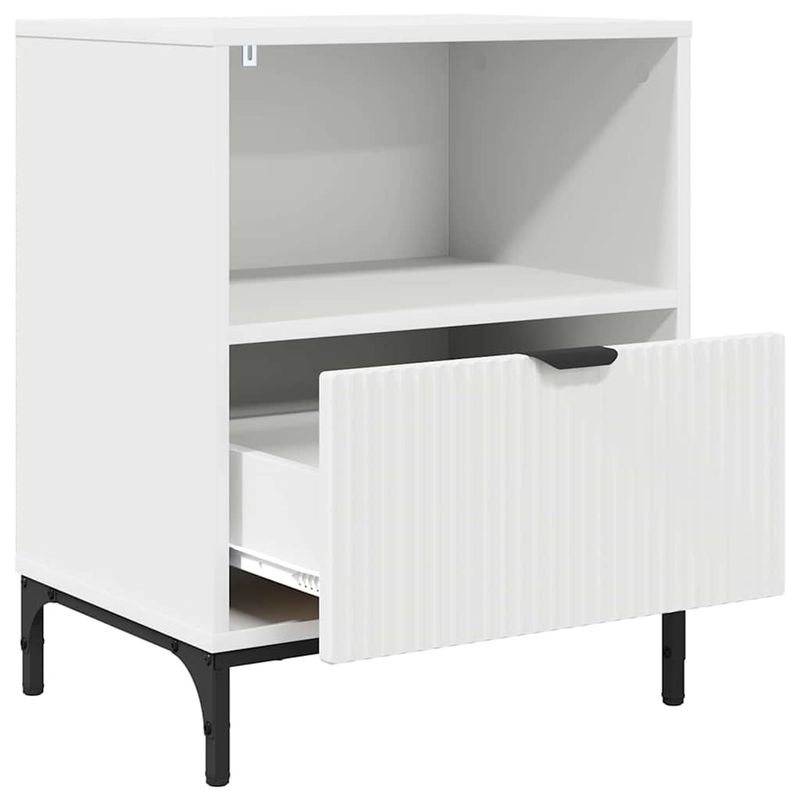 Casa si Gradina - Mobilier - Comode si corpuri - Noptiere - Noptiere 2 pcs Alb 49 x 36 x 61 cm Lemn compozit - Infinity.ro