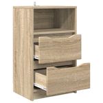 Casa si Gradina - Mobilier - Comode si corpuri - Noptiere - Noptiere cu sertar 2 pcs Stejar Sonoma 40 x 30 x 467 cm - Infinity.ro