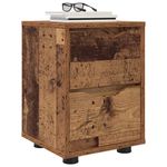 Casa si Gradina - Mobilier - Comode si corpuri - Noptiere - Noptiere cu sertar 2 pcs Lemn Vechi 30,5 x 30 x 43 cm - Infinity.ro