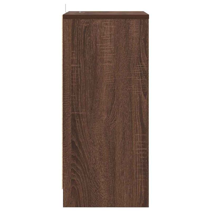 Casa si Gradina - Mobilier - Comode si corpuri - Noptiere - Noptiere cu sertar 2 pcs Stejar inchis 40 x 30 x 467 cm - Infinity.ro