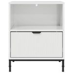 Casa si Gradina - Mobilier - Comode si corpuri - Noptiere - Noptiere 2 pcs Alb foarte lucios 49 x 36 x 61 cm - Infinity.ro