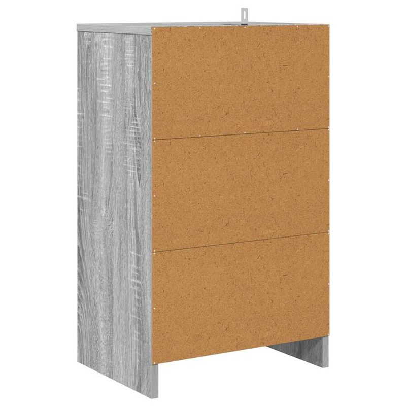 Casa si Gradina - Mobilier - Comode si corpuri - Noptiere - Noptiere cu sertar 2 pcs Gri Sonoma 40 x 30 x 467 cm - Infinity.ro