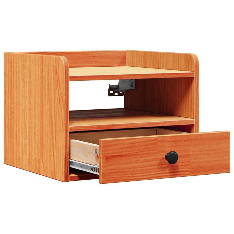 Casa si Gradina - Mobilier - Comode si corpuri - Noptiere - Noptiere cu sertar Pe perete 2 pcs Maro ceruit 38 x 36 x 29.5 cm - Infinity.ro