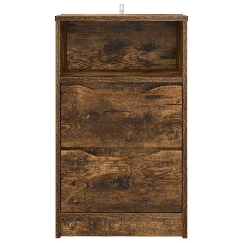 Casa si Gradina - Mobilier - Comode si corpuri - Noptiere - Noptiere 2 pcs Stejar fumuriu 40 x 30 x 467 cm - Infinity.ro