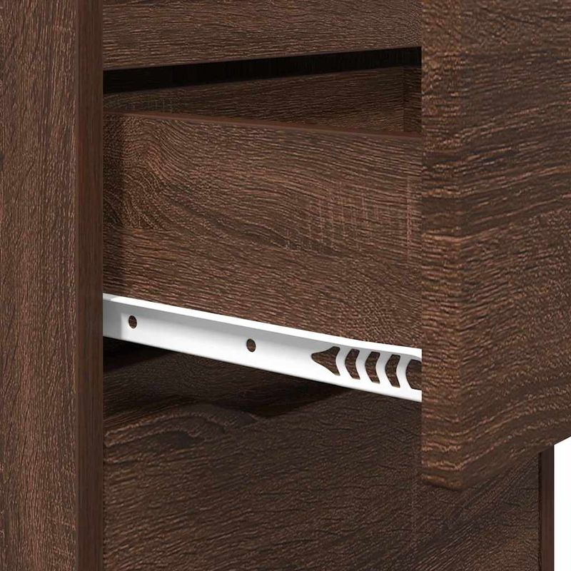 Casa si Gradina - Mobilier - Comode si corpuri - Noptiere - Noptiere cu sertar 2 pcs Stejar inchis 40 x 30 x 467 cm - Infinity.ro