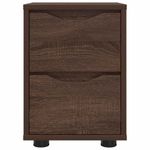 Casa si Gradina - Mobilier - Comode si corpuri - Noptiere - Noptiere 2 pcs Stejar inchis 30,5 x 30 x 43 cm - Infinity.ro