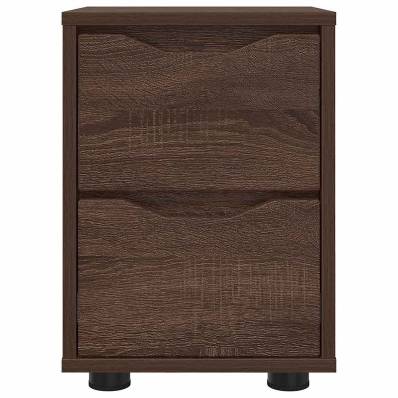 Casa si Gradina - Mobilier - Comode si corpuri - Noptiere - Noptiere 2 pcs Stejar inchis 30,5 x 30 x 43 cm - Infinity.ro