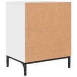 Casa si Gradina - Mobilier - Comode si corpuri - Noptiere - Noptiere 2 pcs Alb foarte lucios 49 x 36 x 61 cm - Infinity.ro
