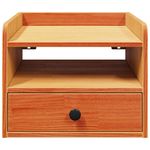 Casa si Gradina - Mobilier - Comode si corpuri - Noptiere - Noptiere cu sertar Pe perete 2 pcs Maro ceruit 38 x 36 x 29.5 cm - Infinity.ro