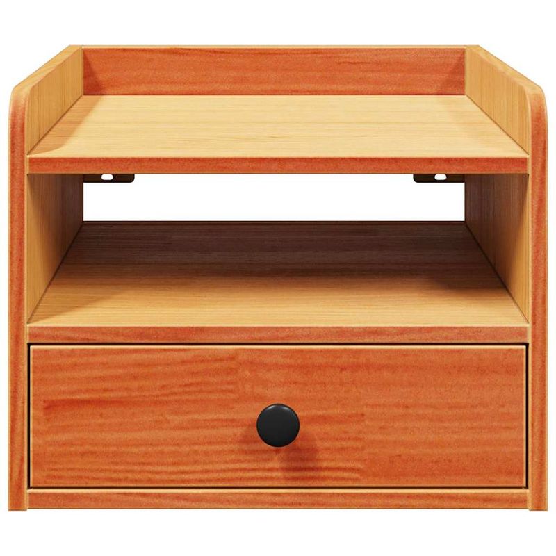 Casa si Gradina - Mobilier - Comode si corpuri - Noptiere - Noptiere cu sertar Pe perete 2 pcs Maro ceruit 38 x 36 x 29.5 cm - Infinity.ro