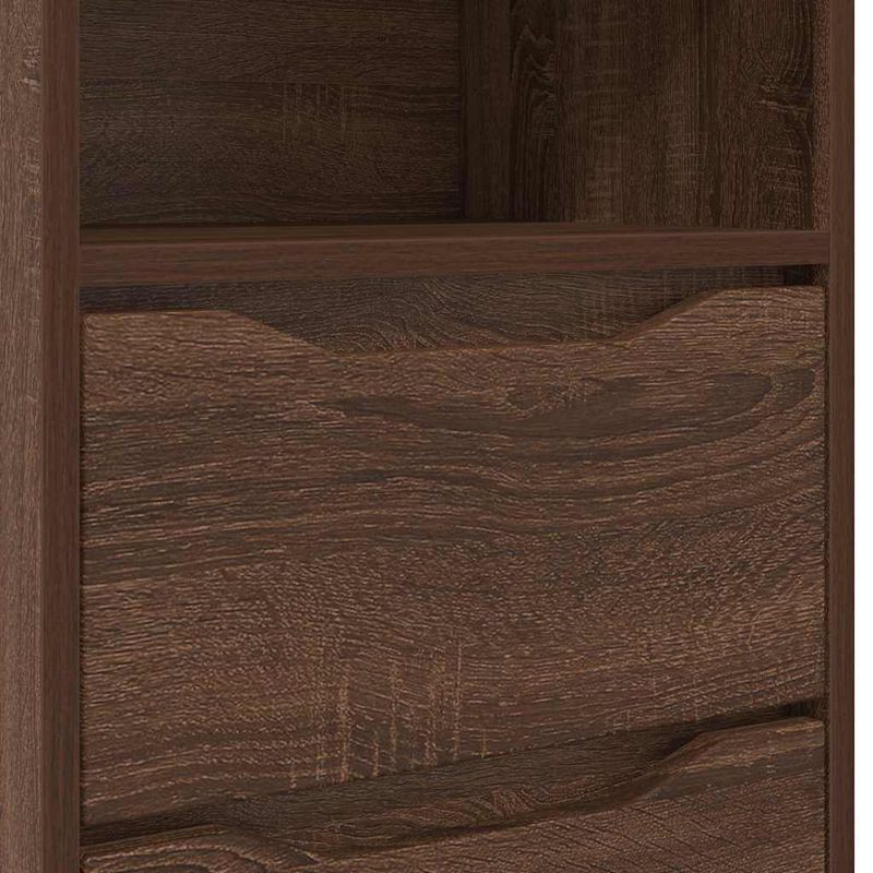 Casa si Gradina - Mobilier - Comode si corpuri - Noptiere - Noptiere cu sertar 2 pcs Stejar inchis 40 x 30 x 467 cm - Infinity.ro