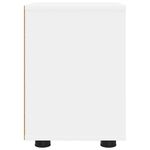 Casa si Gradina - Mobilier - Comode si corpuri - Noptiere - Noptiere 2 pcs Alb 30,5 x 30 x 43 cm Lemn compozit - Infinity.ro