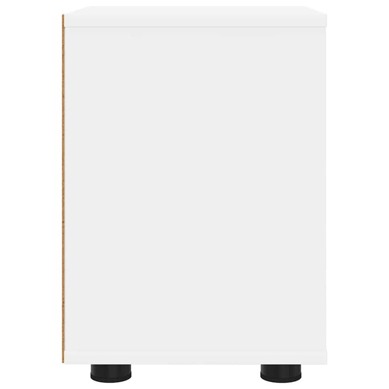 Casa si Gradina - Mobilier - Comode si corpuri - Noptiere - Noptiere 2 pcs Alb 30,5 x 30 x 43 cm Lemn compozit - Infinity.ro