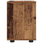 Casa si Gradina - Mobilier - Comode si corpuri - Noptiere - Noptiere cu sertar 2 pcs Lemn Vechi 30,5 x 30 x 43 cm - Infinity.ro
