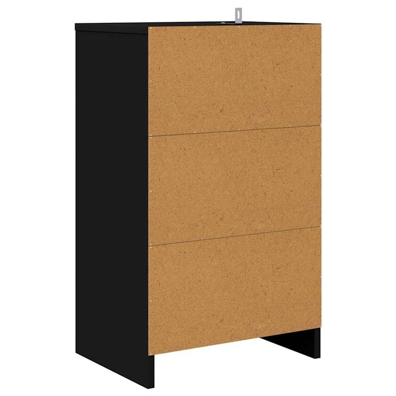 Casa si Gradina - Mobilier - Comode si corpuri - Noptiere - Noptiere 2 pcs Negru 40 x 30 x 467 cm Lemn compozit - Infinity.ro