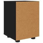 Casa si Gradina - Mobilier - Comode si corpuri - Noptiere - Noptiere 2 pcs Negru 30,5 x 30 x 43 cm Lemn compozit - Infinity.ro