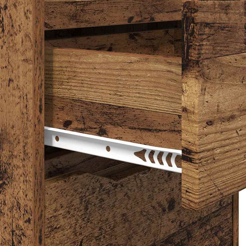 Casa si Gradina - Mobilier - Comode si corpuri - Noptiere - Noptiere cu sertar 2 pcs Lemn Vechi 40 x 30 x 467 cm - Infinity.ro