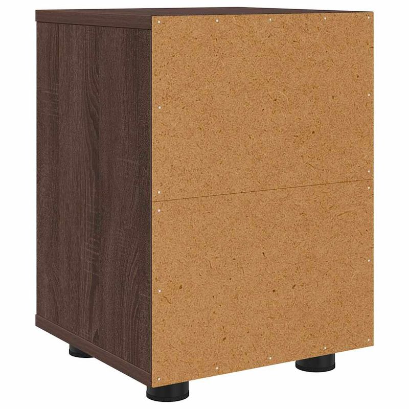 Casa si Gradina - Mobilier - Comode si corpuri - Noptiere - Noptiere 2 pcs Stejar inchis 30,5 x 30 x 43 cm - Infinity.ro