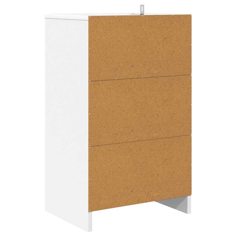 Casa si Gradina - Mobilier - Comode si corpuri - Noptiere - Noptiere 2 pcs Alb 40 x 30 x 467 cm Lemn compozit - Infinity.ro