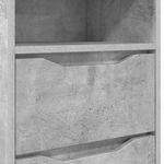 Casa si Gradina - Mobilier - Comode si corpuri - Noptiere - Noptiere cu sertar 2 pcs Gri din beton 40 x 30 x 467 cm - Infinity.ro