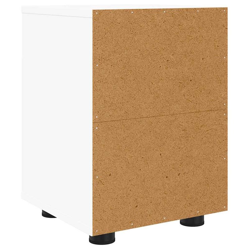 Casa si Gradina - Mobilier - Comode si corpuri - Noptiere - Noptiere 2 pcs Alb 30,5 x 30 x 43 cm Lemn compozit - Infinity.ro