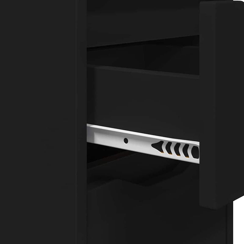 Casa si Gradina - Mobilier - Comode si corpuri - Noptiere - Noptiere 2 pcs Negru 30,5 x 30 x 43 cm Lemn compozit - Infinity.ro