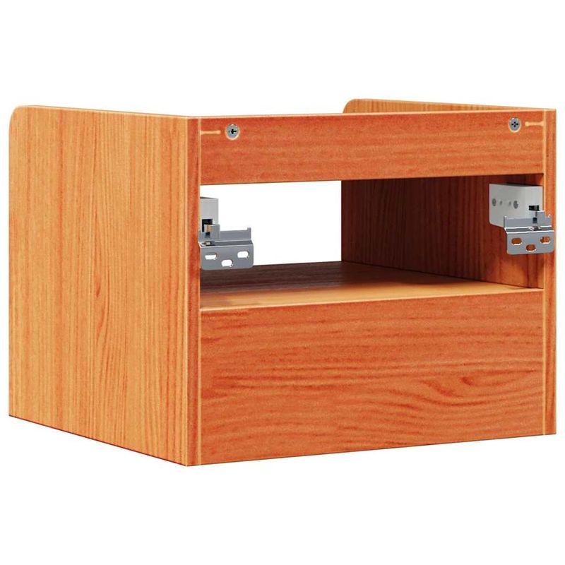 Casa si Gradina - Mobilier - Comode si corpuri - Noptiere - Noptiere cu sertar Pe perete 2 pcs Maro ceruit 38 x 36 x 29.5 cm - Infinity.ro