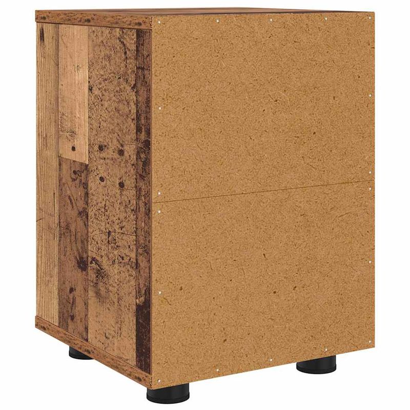 Casa si Gradina - Mobilier - Comode si corpuri - Noptiere - Noptiere cu sertar 2 pcs Lemn Vechi 30,5 x 30 x 43 cm - Infinity.ro