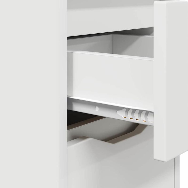 Casa si Gradina - Mobilier - Comode si corpuri - Noptiere - Noptiere 2 pcs Alb 30,5 x 30 x 43 cm Lemn compozit - Infinity.ro